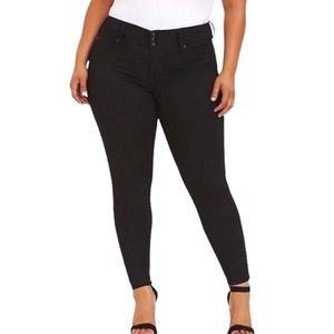 Torrid First at Fit Black Jeggings Skinny Jeans Size 16T